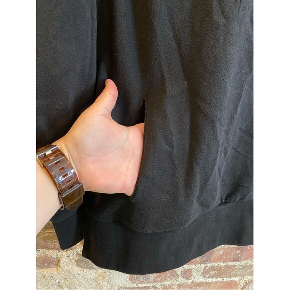 IOWA HAWKEYES by Authentic Brand Black Tube Neck Pullover Sweatshirt Women’s Siz - Picture 3 of 14